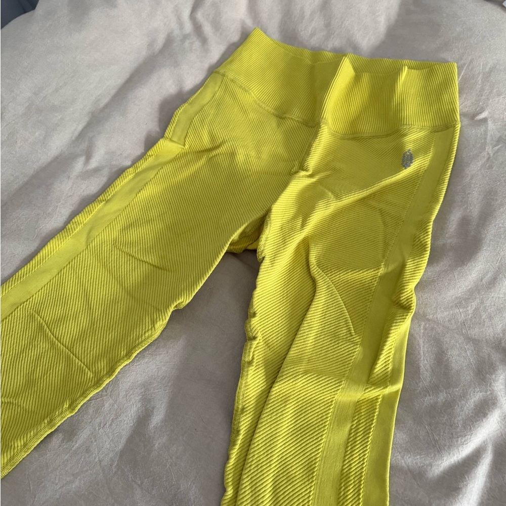Free People Movement Yellow Leggings